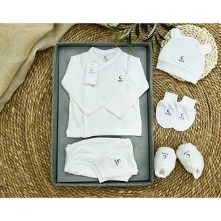 Bộ dài sơ sinh Moon chất Petit mát