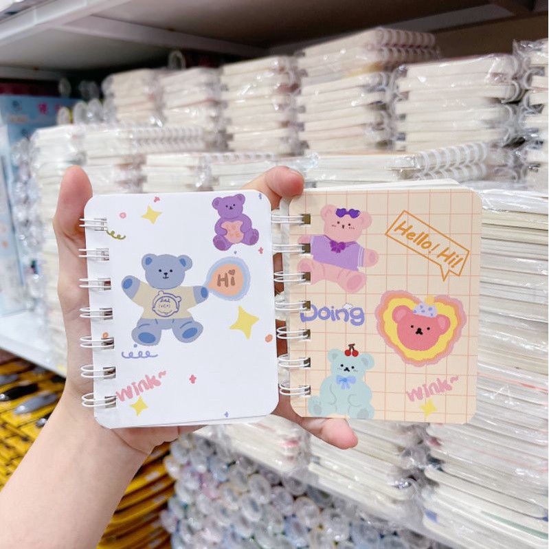 Sổ tay mini A7 nhiều hình