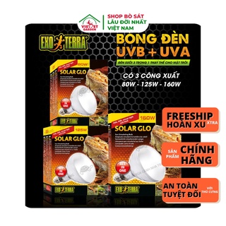 Đèn mặt trời 3in1 solar glo exoterra - Đèn tổng hợp tia uva uvb tiêu chuẩn cho động vật và bò sát ban ngày