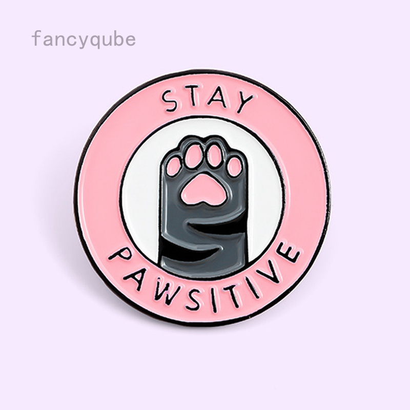 Ghim Cài Áo Hình Chân Mèo Dễ Thương