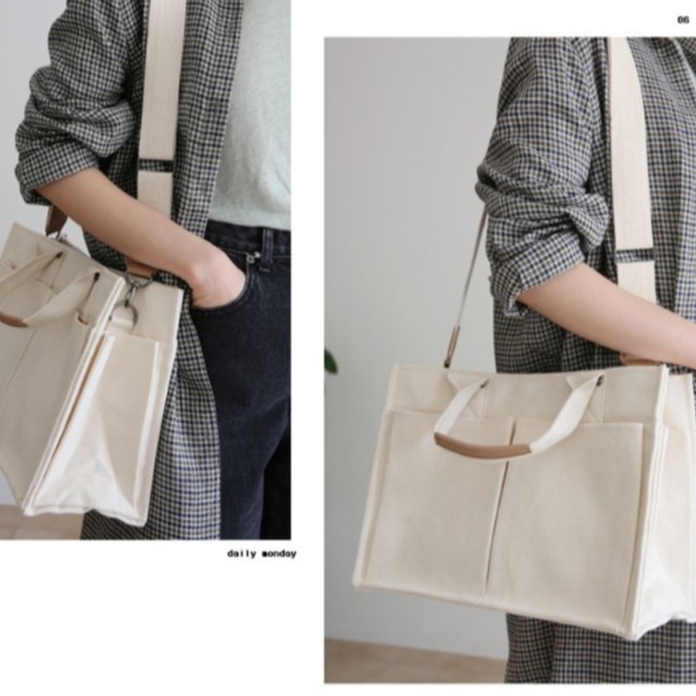 Túi xách nữ phong cách Hàn Quốc, túi vải đeo vai cá tính