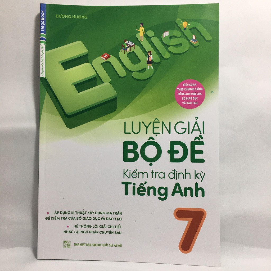 Sách Megabook - Luyện giải bộ đề kiểm tra định kỳ tiếng Anh 7 (Tái bản)