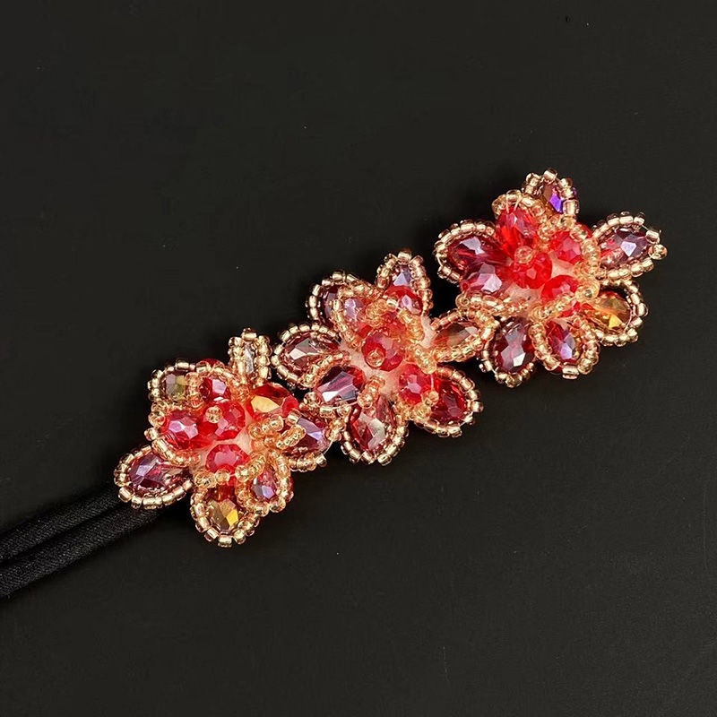 [Aishang Xinh Đẹp] Dụng Cụ Búi Tóc Đính Hạt Cườm Thủ Công Tinh Tế Phong Cách Hàn Quốc Cổ Điển Cho Nữ