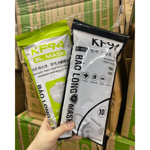 Thùng 300 chiếc khẩu trang KF94 4 lớp Bảo Long kháng khuẩn, chống dịch.