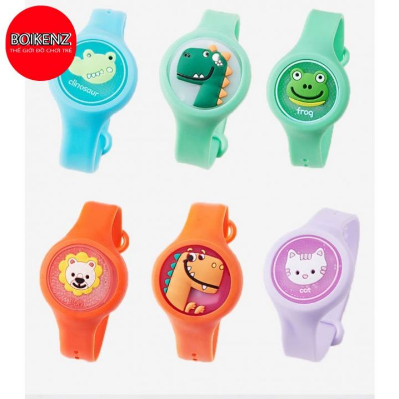 Đồng Hồ Cho Bé | Đồng Hồ Tinh Dầu Thơm Đuổi Muỗi , Dây Silicon Đèn Led Phát Sáng Nhiều màu cho bé trai và bé gái 7T53