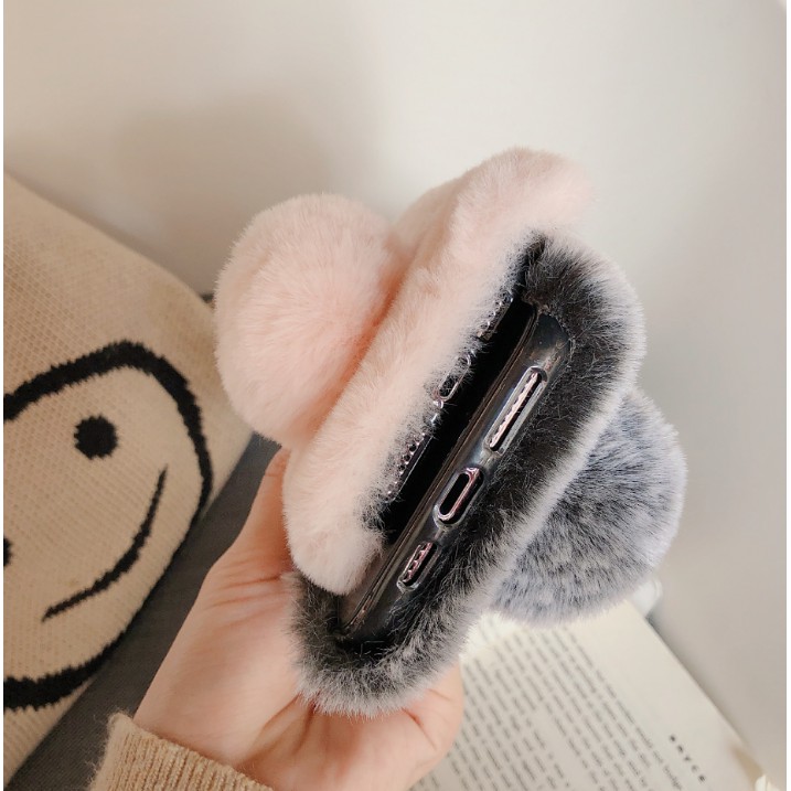 Ốp lưng bằng lông len mềm hình thỏ cho Iphone 6/6S/7/8 Plus | BigBuy360 - bigbuy360.vn