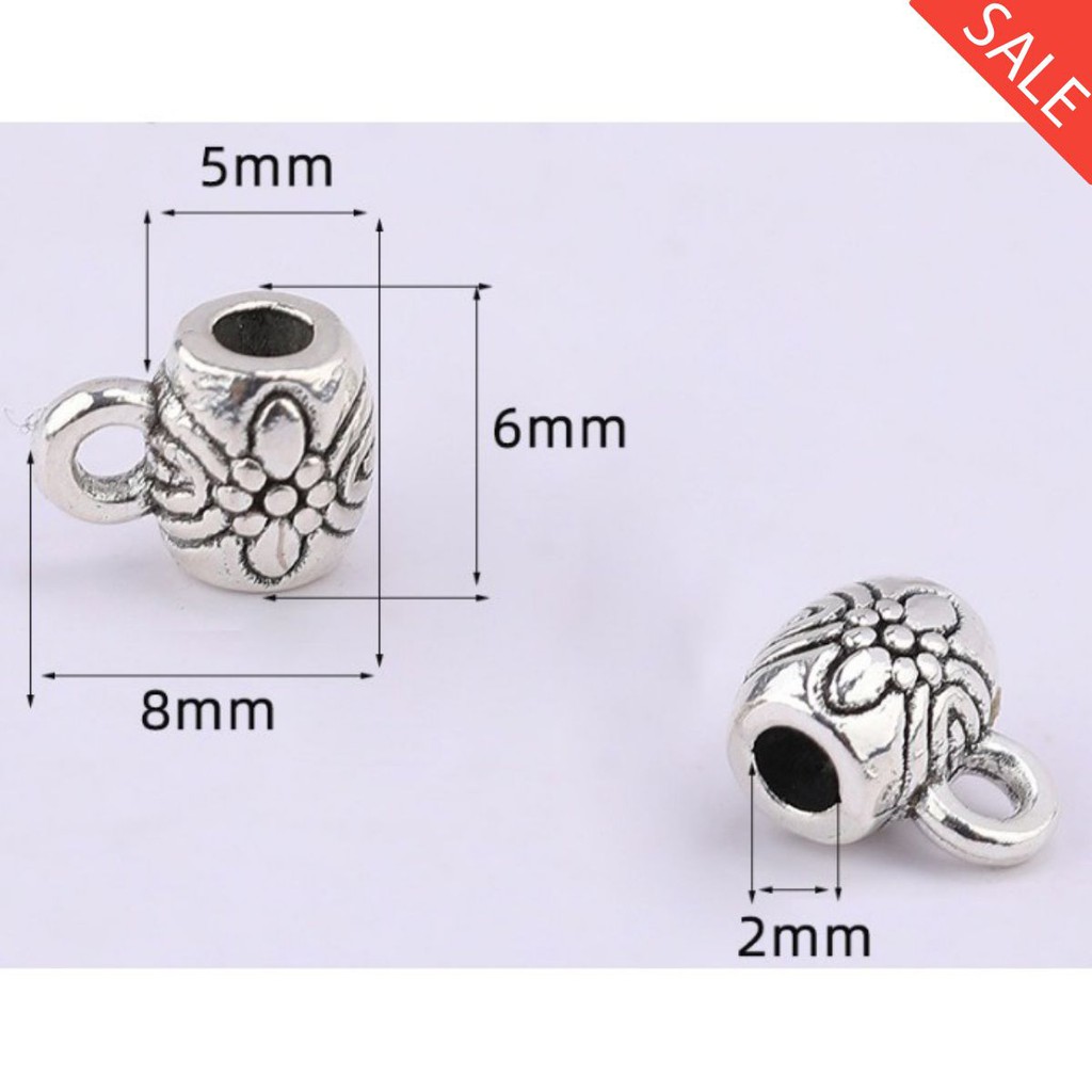 Charm lùa - xỏ ngang nhỏ : 50g / 1 gói = 23k [ Charm sỉ sài gòn ]