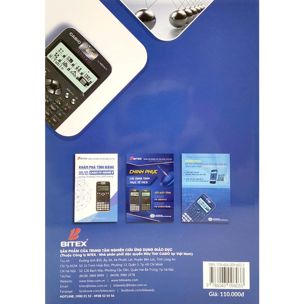 Sách Chinh Phục Các Chuyên Đề Vật Lý Trong Đề Thi Tốt Nghiệp THPT Bằng Máy Tính Casio FX-580VN X