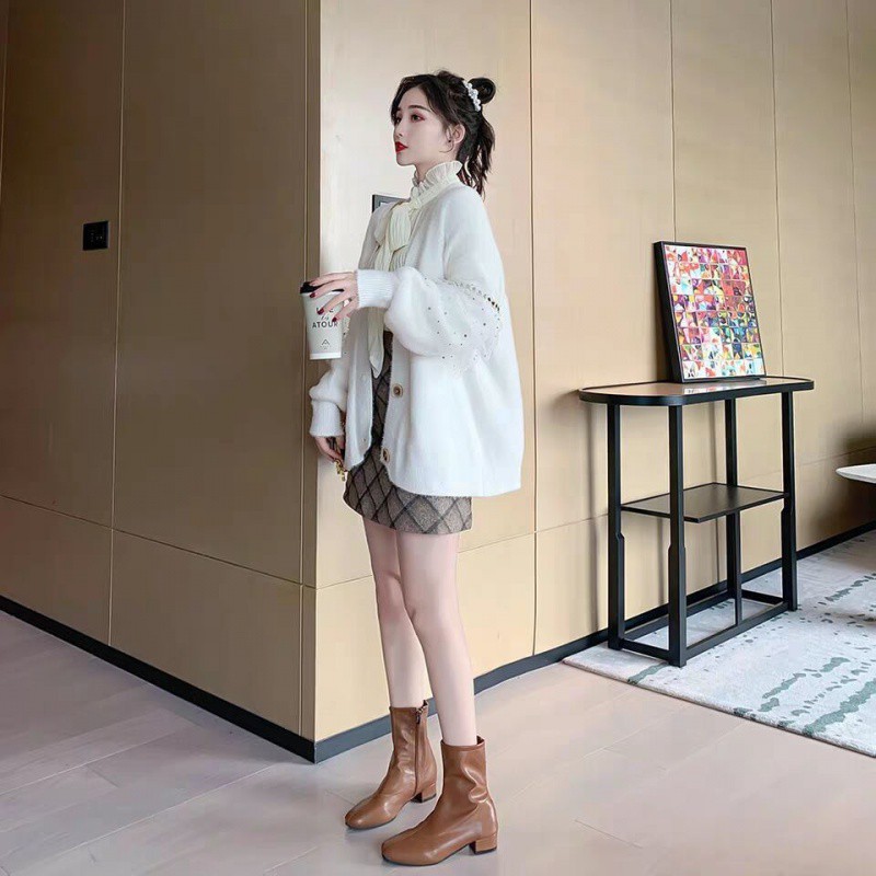 áo len khoác ngoài siêu dày ấm mềm mịn