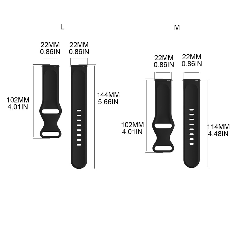 Dây Đeo Thay Thế Bằng Silicone Chống Nước Cho Đồng Hồ Thông Minh Huami Amazfit GTR3