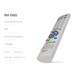 Điều khiển TV Toshiba Đa năng HUAYU RM-D602(Trắng)  