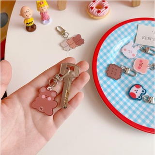 Móc khoá sticker thú dễ thương