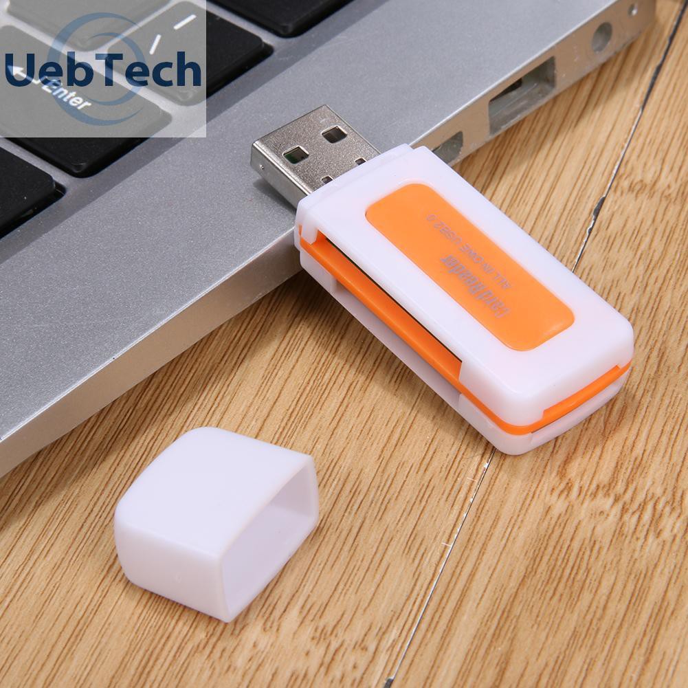 Đầu Đọc Thẻ Nhớ Mini Usb 2.0 4 Ngăn Sd/Mmc Tf Ms M2