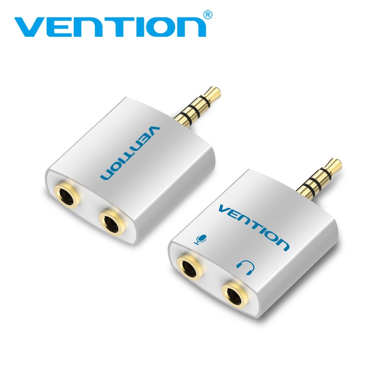 Dây Cáp Âm Thanh Chia 1 Đầu Cắm Thành 2 Ổ Cắm 3.5mm Thông Dụng Vention