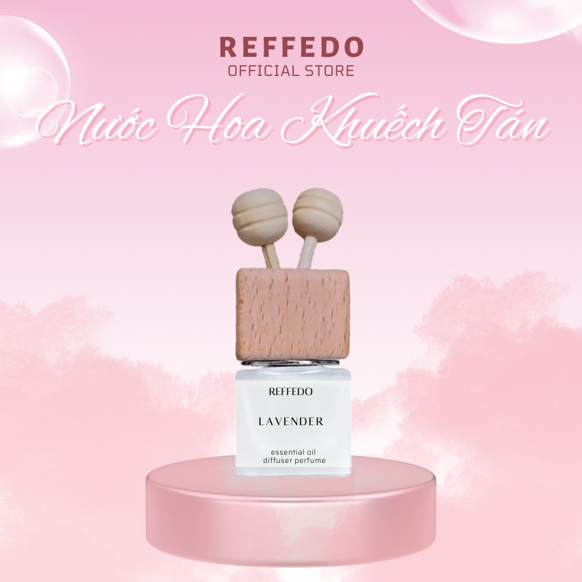 Tinh dầu nước hoa Refedo dùng kẹp quạt gió, máy lạnh, tủ quần áo giúp khuếch tán mùi hương hiệu quả