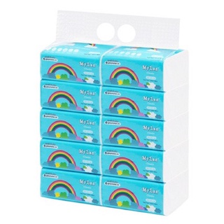 Combo 10 gói giấy rút cầu vồng mylan