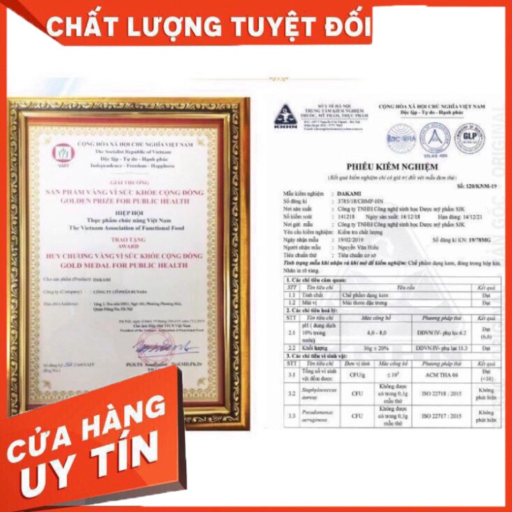 KEM DAKAMI CHỐNG LÃO HOÁ HÀN QUỐC CHÍNH HÃNG