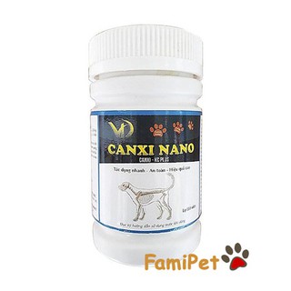 Viên Bổ Sung Canxi Nano - Chống Hạ Bàn, Cụp Tai Cho Chó