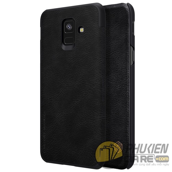 Bao da Galaxy A6 - A6 plus 2018 chính hãng Nillkin QIN Leather