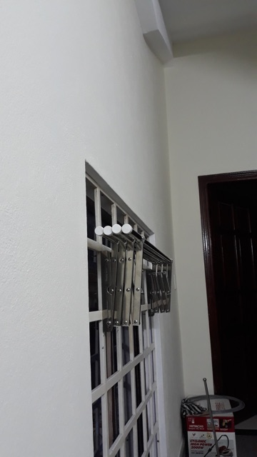 Giàn phơi thông minh co giãn inox 201 dài 1m, 1m2, 1m5 ống 19mm - giàn phơi quần áo co giãn thông minh