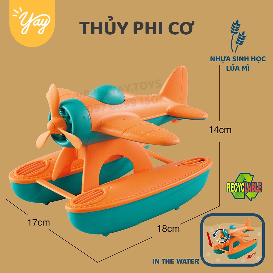 Mô Hình Thủy Phi Cơ Nhựa Lúa Mì Cho Bé 18m+ - GengFeng