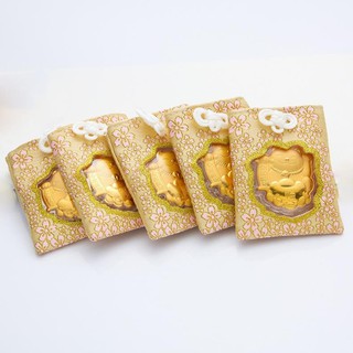 Túi Thơm [ANCARAT] Mặt Vàng 24k Mèo Chiêu Tài - Thu Hút Tài Lộc