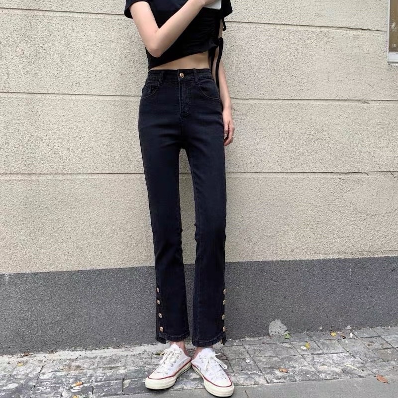 Quần Jean loe 4 khuy bấm tôn dáng ~ 𝗫𝘂𝗸𝗮.𝘄𝗲𝗮𝗿