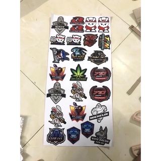 Tem ido giới trẻ,logo, trang trí xe máy