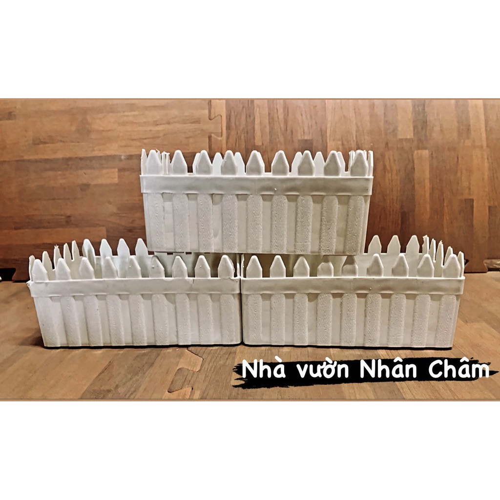 Chậu hàng rào trồng hoa, rau, trang trí nhà cửa