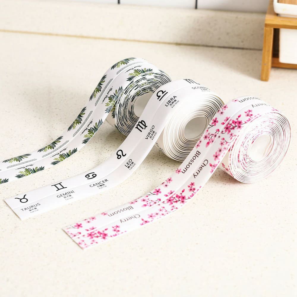 Băng Dính Dán Viền Bồn Rửa Chén Chống Thấm Nước Dán Cạnh Bếp Trang Trí