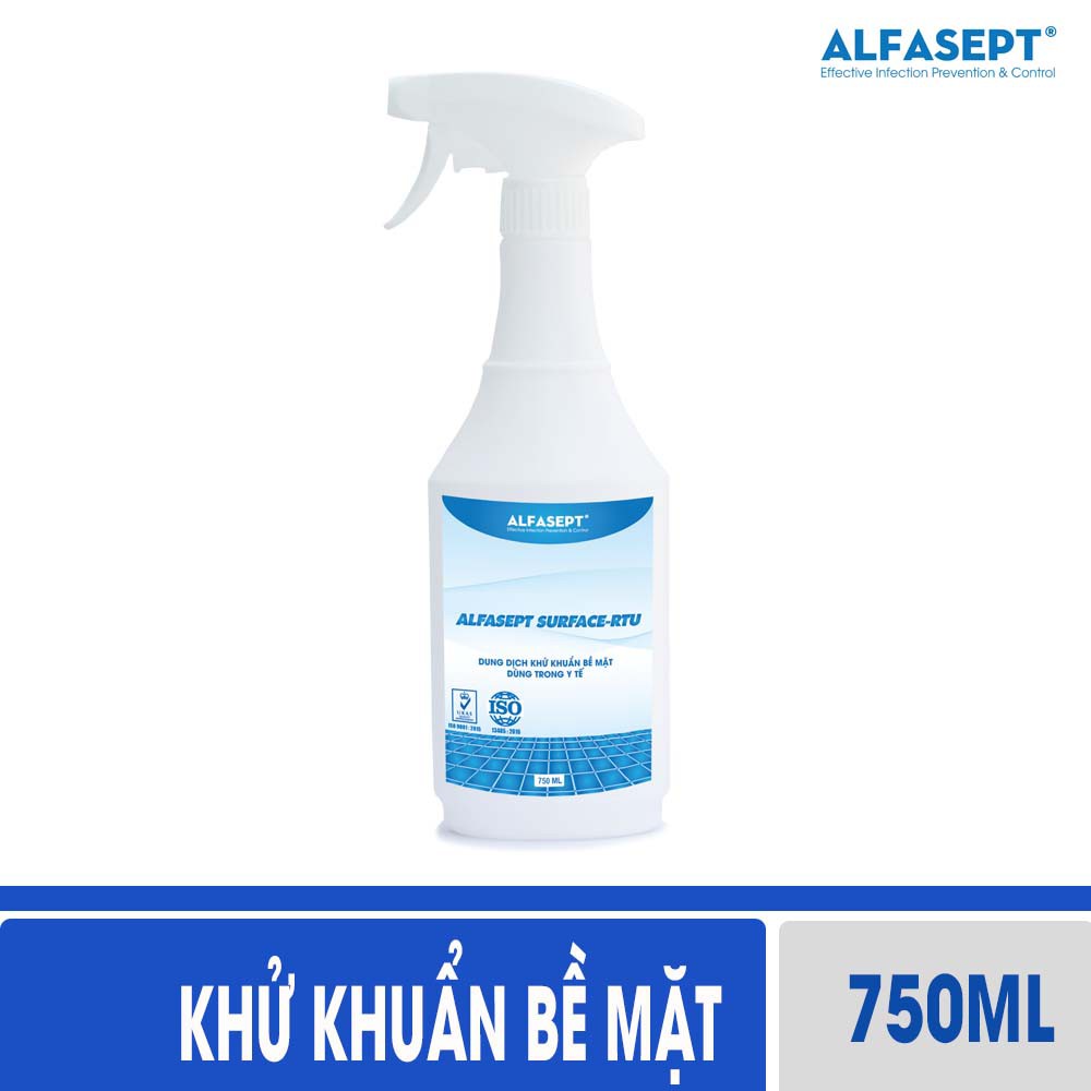 Dung Dịch Xịt Bề Mặt MEGASEPT Surface-RTU Giúp Diệt Khuẩn Nhanh Chóng, Hiệu Quả Lọ 750ml