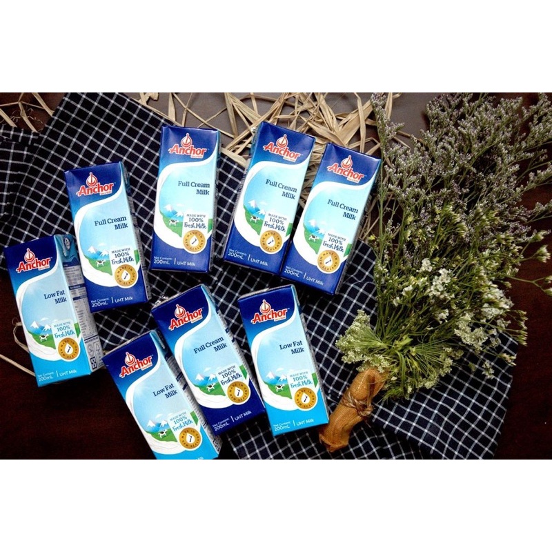 Sữa tươi nguyên kem Anchor,sữa tươi làm bánh ,pha chế,Làm kem tươi,Nguyên liệu làm bánh hoặc dùng trực tiếp (200ml-1l)