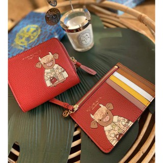 TÚI VÍ TRÂU ĐỎ FULL BOX XỊN XÒ  /TORY BURCH CARD HOLDER