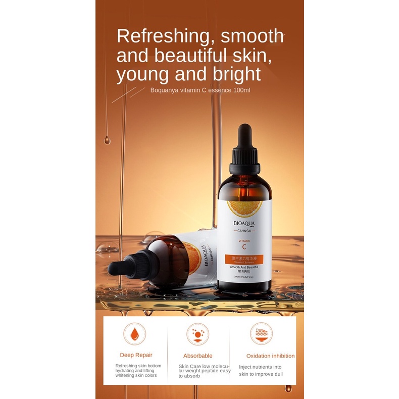 Tinh Chất Vitamin C Poquanya Dưỡng Ẩm Làm Sáng Da Hiệu Quả