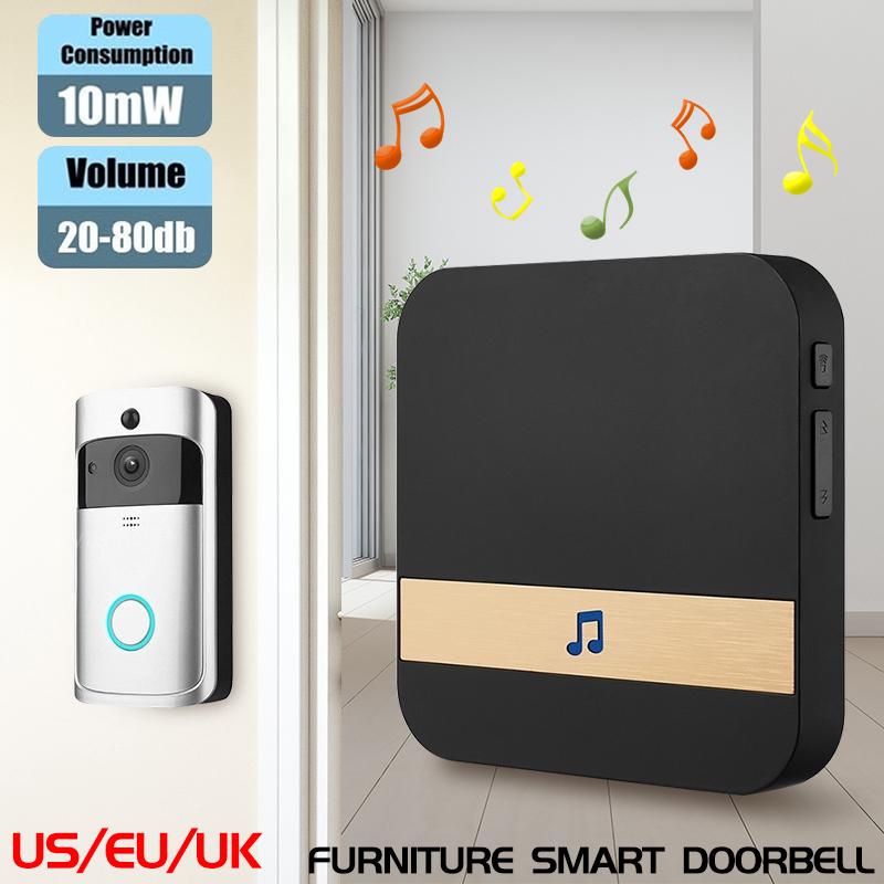 Thông minh WiFi Visual Đinh Đông Chuông Nhận chuông cửa thông minh cho chuông cửa an toàn không dây thông minh