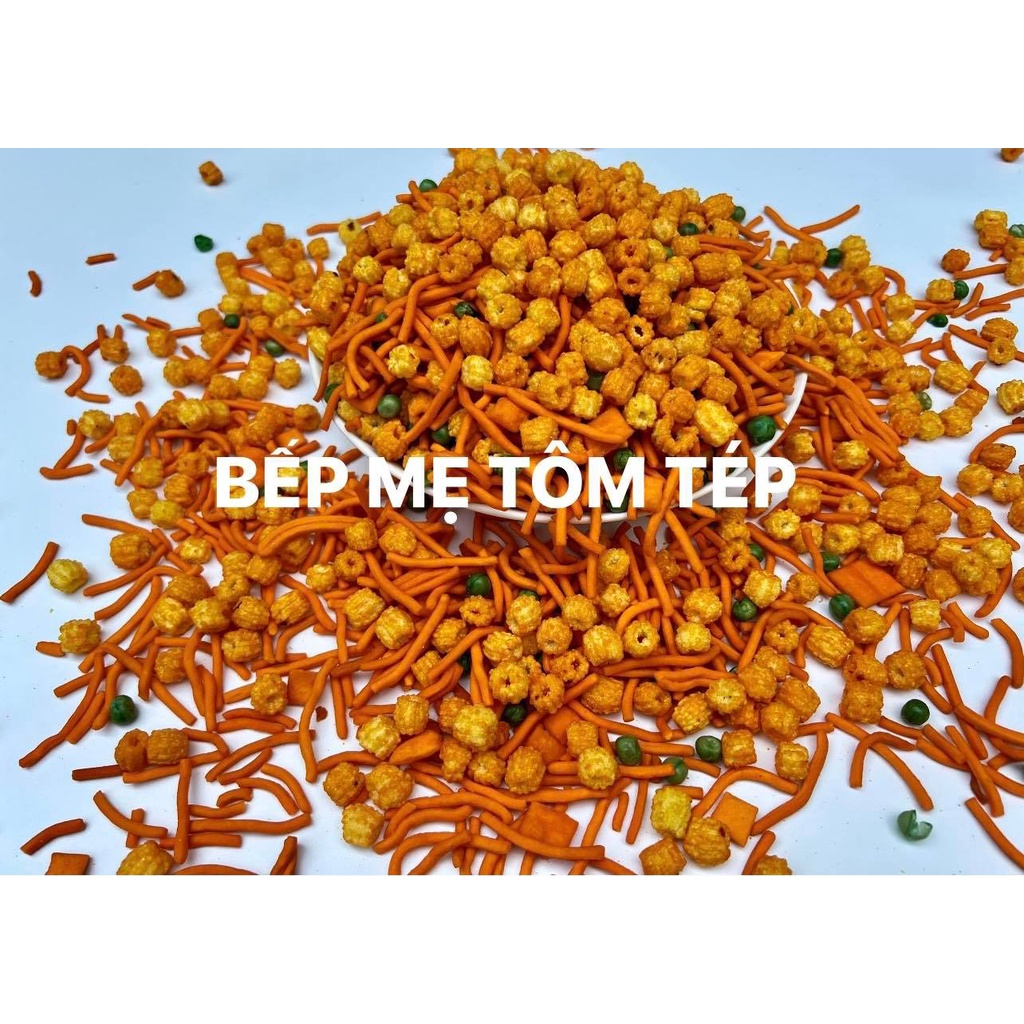 COMBO 500GR NUI + 500GR BIM QUE MIX ĐẬU HÀ LAN GIÒN NGON