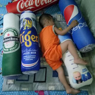 Gối ôm 3d dạng lon nước ngọt 70cm