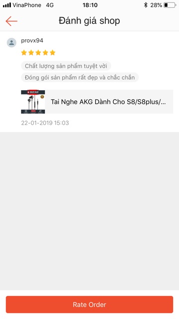 Tai Nghe AKG Dành Cho S8/S8plus/Note8/ S9 Zin Bóc Máy-BH 6 Tháng