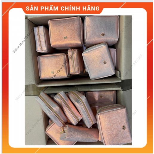 Ví da đựng mỹ phẩm ,son môi siêu xinh The History of Whoo màu hồng