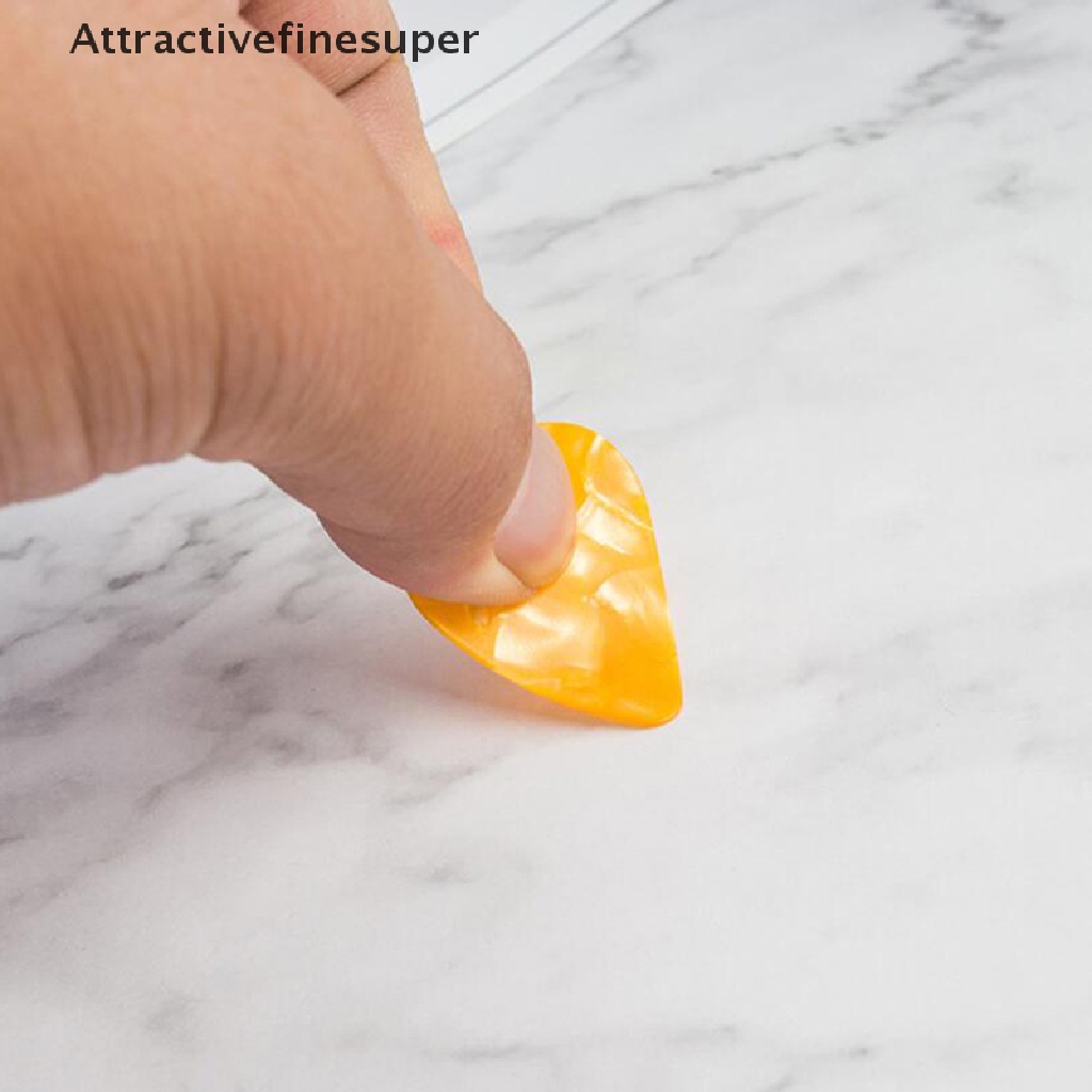 Set 10 Miếng Gảy Đàn Guitar Điện 1 Pickuloid Nhiều Màu Sắc