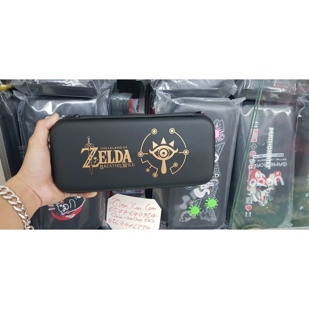 Túi đựng zelda BOT nintendo switch mầu đen bóp đựng nintendo
