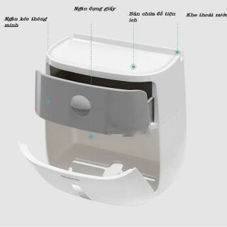 Hộp đựng giấy vệ sinh cao cấp ecoco