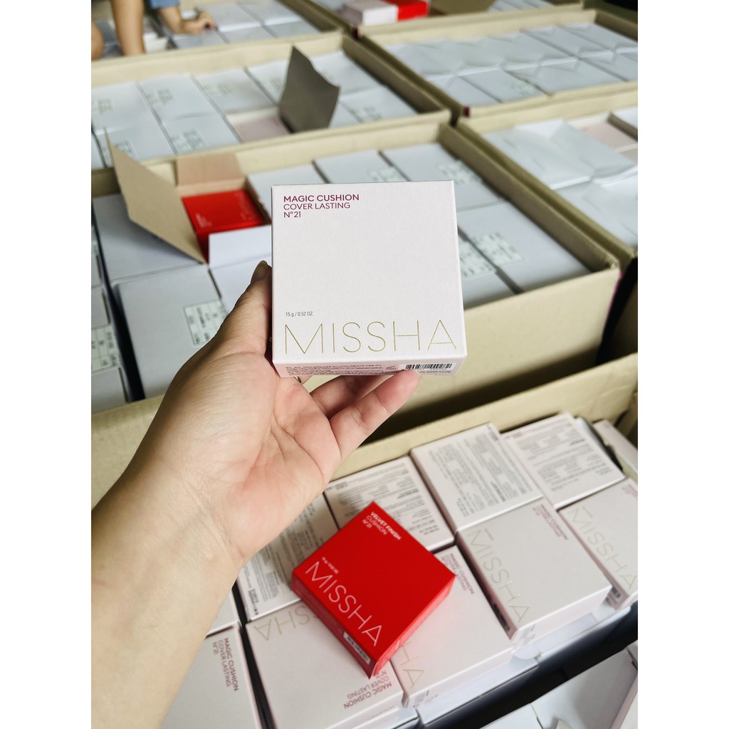 Phấn Nước Missha Magic Cushion & Missha Velvet Finish Cushion SPF50+ PA+++ 15g | BigBuy360 - bigbuy360.vn