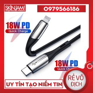 Dây Cáp sạc nhanh Type C to Lightning Baseus Horizontal Data PD (18W, Power Delivery Fast Charge, C to iPhone Cable)