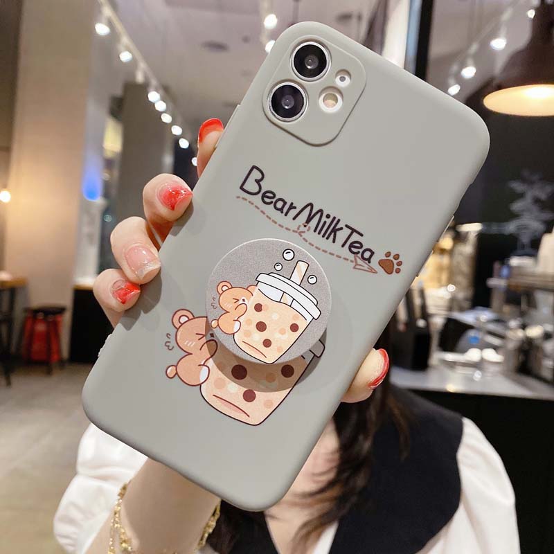 Ốp Điện Thoại TPU Họa Tiết Hoạt Hình Dễ Thương Cho iPhone 6 6s ip6 ip7 7 plus 8 plus Xr xs max 11 pro max 12 mini 12 pro max