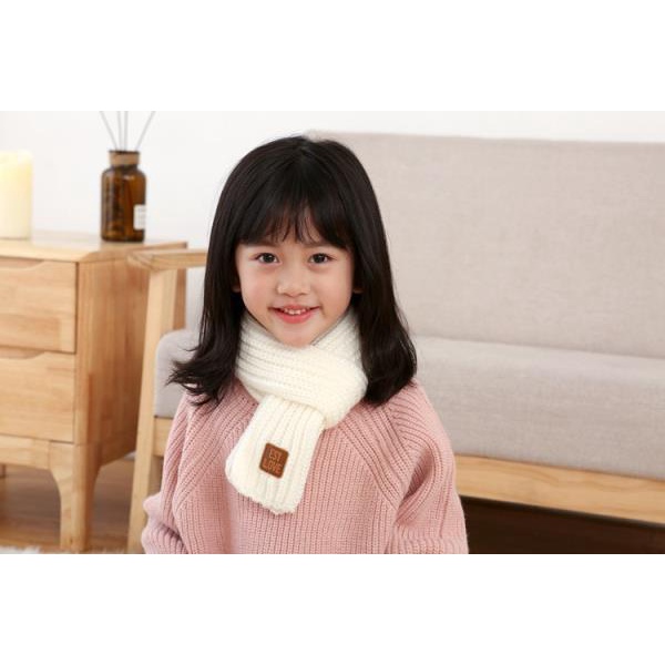 Khăn len quàng cổ cho bé khăn choàng cổ trẻ em kiểu dáng Hàn Quốc mẫu 2022