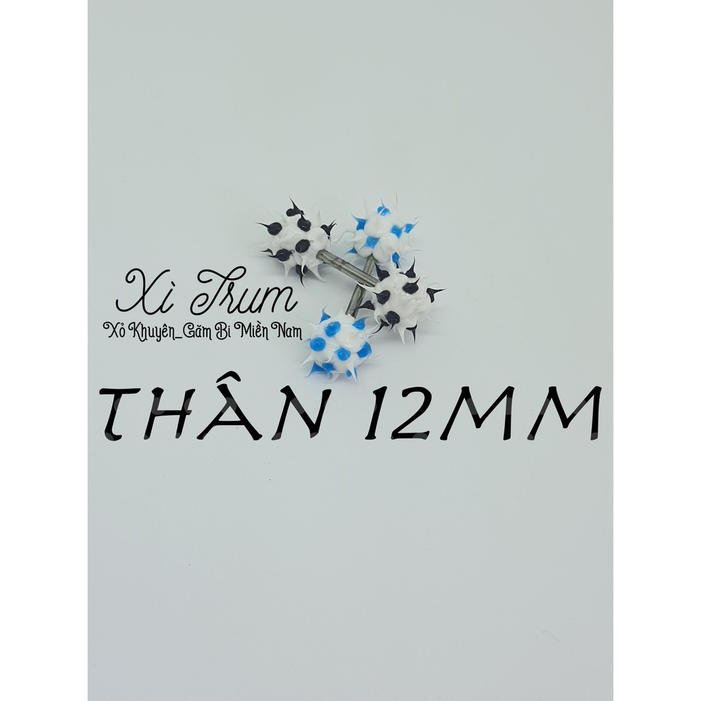 01 Khuyên 2 Đầu Bi Cao Su Non/  Thân inox _Thân nhựa CHO ANH EM cùng Hệ Khuyên