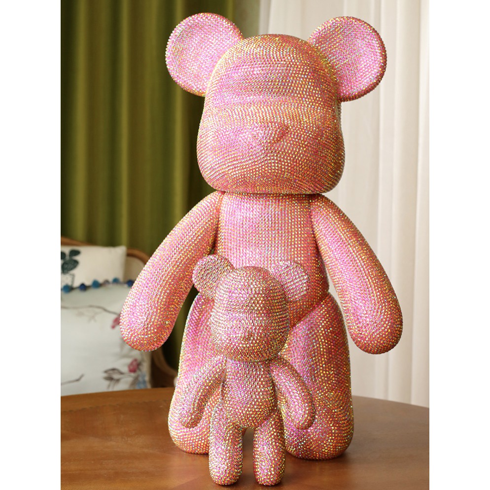 Gấu đính đá Bearbrick size 53 cao cấp cho mọi lứa tuổi