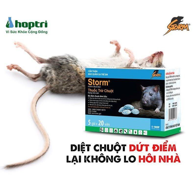 GÓI Diệt Chuột STORM HIỆU QUA NHANH CHUỘT KHÔNG NHẬN RA