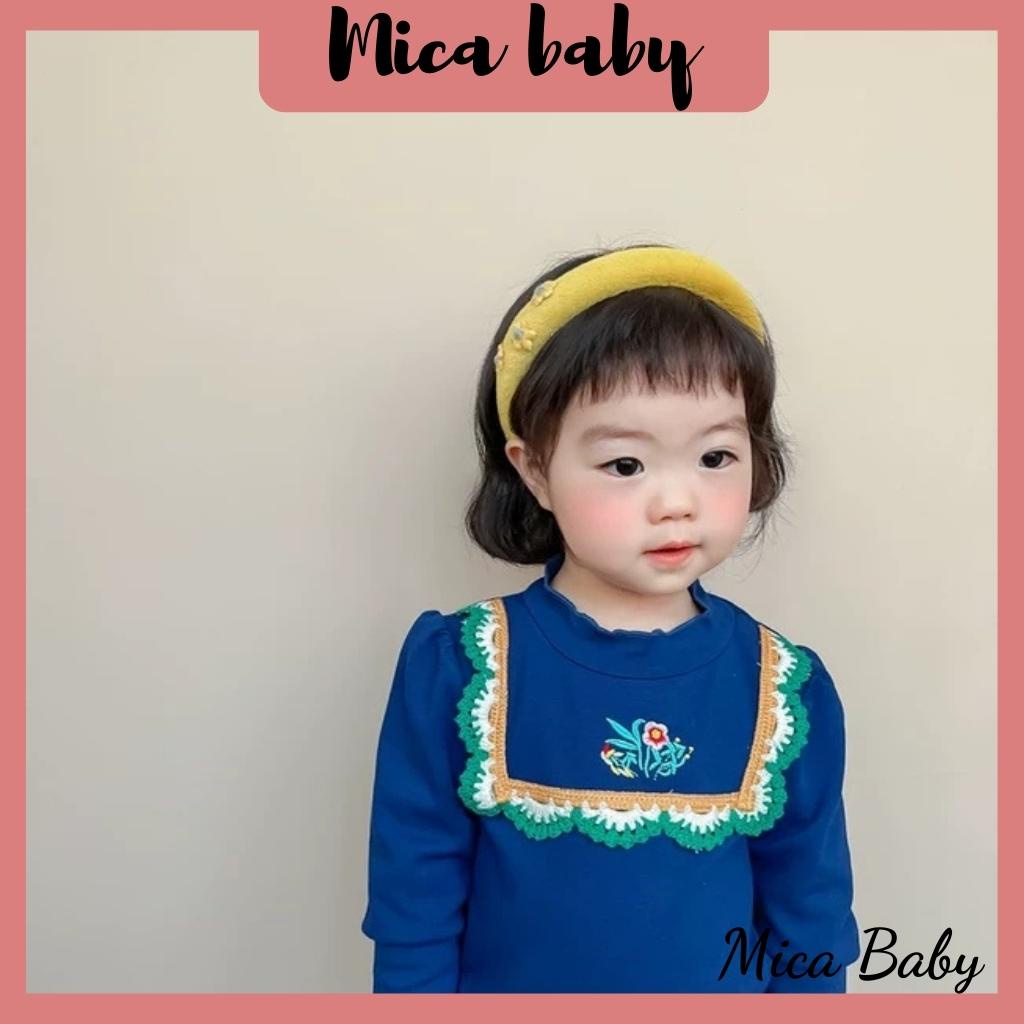 Bờm, băng đô cài tóc bông ngắn phòng cách đáng yêu cho bé Mica baby BD37